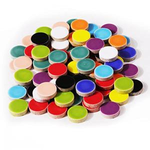 Ceramic Circular Mosaic Tile Set - 42 Pieces