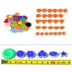 Ceramic Circular Mosaic Tile Set - 42 Pieces