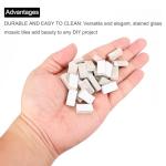 White Ceramic Mosaic Tiles for Craft Projects
