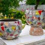 White Ceramic Mosaic Tiles for Craft Projects