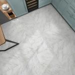 Peel and Stick Waterproof Marble Shower Floor Tiles