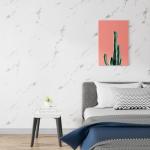 Carrara Marble Peel and Stick Shower Floor Tiles