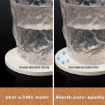 40 Round White Ceramic Tiles for DIY Projects