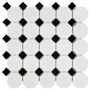 Retro Octagon Porcelain Floor and Wall Tile