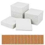 30 Blank 4-Inch Ceramic Shower Floor Tiles