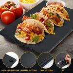 18-Piece Black Slate Cheese and Serving Platter Set