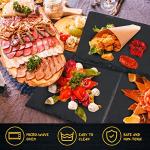 18-Piece Black Slate Cheese and Serving Platter Set