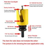2-3/8" Carbide Tipped Hole Saw for Tiles