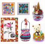 White Crystal Mosaic Tiles for Home Decor