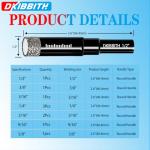 Dry Diamond Core Drill Bits Set - 10 Pieces