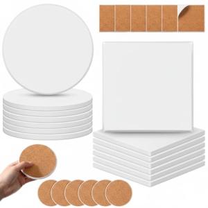 24 Ceramic Craft Tiles for DIY Projects