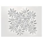 Daisy Flower 10"x12" Polished Marble Mosaic Tile