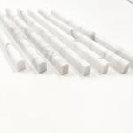 Carrara White Marble Pencil Liner Tile - 15 Pack