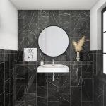 Daltile Perpetuo 12" x 24" Polished Black Tile