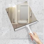 AmazerBath 10-Inch Shower Squeegee with Acrylic Handle