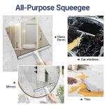 AmazerBath 10-Inch Shower Squeegee with Acrylic Handle