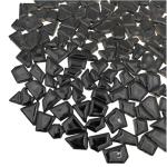 Black Irregular Ceramic Mosaic Tiles for Crafts