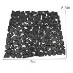 Black Irregular Ceramic Mosaic Tiles for Crafts