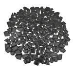 Black Irregular Ceramic Mosaic Tiles for Crafts