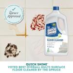 Quick Shine Multi Surface Floor Cleaner 64oz, Ready to Use-Streak Free-No Rinse, Use on Hardwood, Laminate, Luxury Vinyl Plank & Stone, Use in Spray Mops & Vac Mops, Safer Choice Cleaner