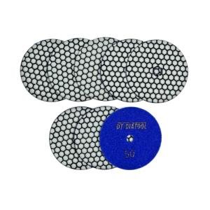 4-Inch Dry Diamond Polishing Pads for Stone Tiles