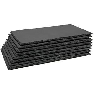Yousonew 12x7 Black Slate Charcuterie Board Set