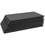 Yousonew 12x7 Black Slate Charcuterie Board Set