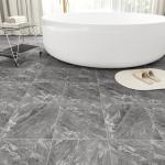 20-Pack Self-Adhesive Dark Grey Marble Floor Tiles