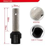 15mm Diamond Finger Bit for Tile Grinding