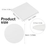 50 Pack Ceramic Coasters for DIY Crafts