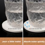 50 Pack Ceramic Coasters for DIY Crafts