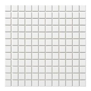 White Porcelain Mosaic Square Tile for Showers