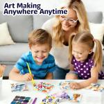 24 Pcs White Ceramic Craft Tiles for DIY