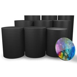 Black Ceramic Coasters - 100-Pack DIY Tile Set