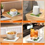 36 Pack White Ceramic Shower Floor Tiles for Crafts