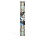 Teal Green Mosaic Peel and Stick Shower Tiles