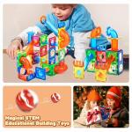 Magnetic Marble Run Building Tiles for Kids