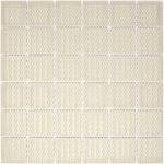 2"x2" White Porcelain Mosaic Shower Tile Sheet