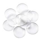50Pcs Clear Glass Dome Tiles for Jewelry Making