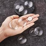 50Pcs Clear Glass Dome Tiles for Jewelry Making