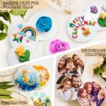 36 Glossy Ceramic Coasters for DIY Projects