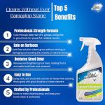 Black Diamond Ultimate Grout Cleaner: Best Cleaner for Tile,Ceramic,Porcelain, Marble Acid-Free Safe Deep Cleaner & Stain Remover for Even The Dirtiest Grout. (1-Quart/1-Brush)