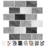 URCOLOR 10-Sheet Peel and Stick Subway Tiles