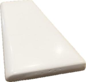 Matte White Bullnose Wall Tile Trim 2x6
