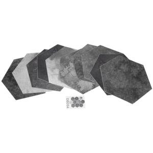Waterproof Hexagonal Peel and Stick Floor Tiles