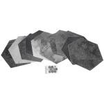 Waterproof Hexagonal Peel and Stick Floor Tiles