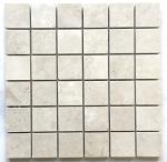 Light Ivory 2x2 Travertine Mosaic Tile
