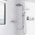 WADILE Waterproof Marble Peel and Stick Tiles 10 Pack