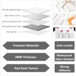 Long Hexagon Peel and Stick Shower Floor Tile