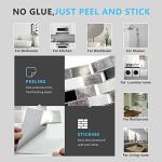 URCOLOR 10-Sheet Peel and Stick Subway Tiles
